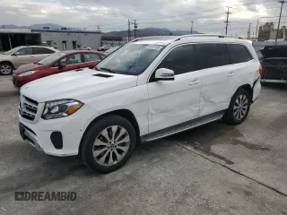 2017 Mercedes-Benz GLS 450 with VIN 4JGDF6EE3HA925011, listed as a Copart auction lot 80407493 with 90,241 mi miles and . Bid and sale history available at DreamBid. Image 1.