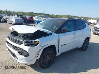 2022 Jeep Compass High Altitude with VIN 3C4NJDCB0NT164138, listed as a IAAI auction lot 40331205 with 23,505 mi miles and . Bid and sale history available at carsss.com. Image 2.