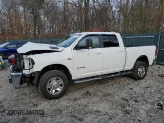 2020 Ram 2500 Big Horn with VIN 3C6UR5DL2LG116977, listed as a Copart auction lot 78513664 with 70,900 mi miles and Salvage title. Bid and sale history available at DreamBid. Image 1.