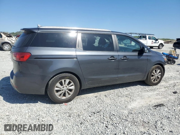 2017 Kia Sedona LX with VIN KNDMB5C12H6283197, listed as a Copart auction lot 53257325 with 140,440 mi miles and Salvage Title. Bid and sale history available at DreamBid. Image 3.