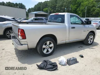 2013 Ram 1500 Express with VIN 3C6JR7AT4DG518407, listed as a Copart auction lot 60879224 with 117,643 mi miles and Salvage title. Bid and sale history available at DreamBid. Image 3.