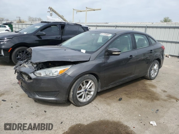 2015 Ford Focus SE with VIN 1FADP3F27FL357339, listed as a Copart auction lot 51791885 with 158,017 mi miles and Salvage Title. Bid and sale history available at carsss.com. Image 1.