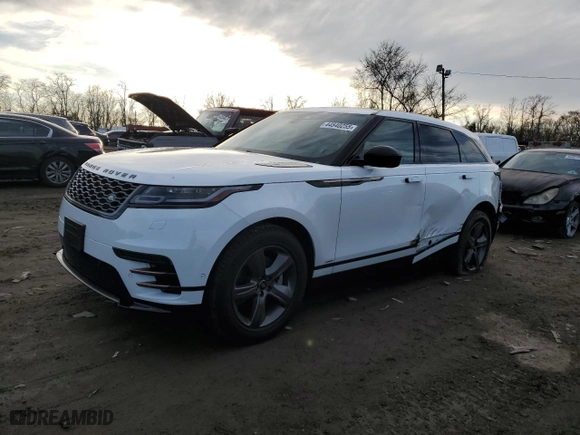 2021 Land Rover Range Rover Velar R-Dynamic S with VIN SALYT2EX1MA311859, listed as a Copart auction lot 44540255 with 38,021 mi miles and Salvage Title. Bid and sale history available at carsss.com. Image 1.