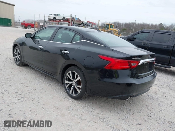 2017 Nissan Maxima SV with VIN 1N4AA6AP4HC421462, listed as a IAAI auction lot 41729354 with 82,910 mi miles and . Bid and sale history available at DreamBid. Image 3.