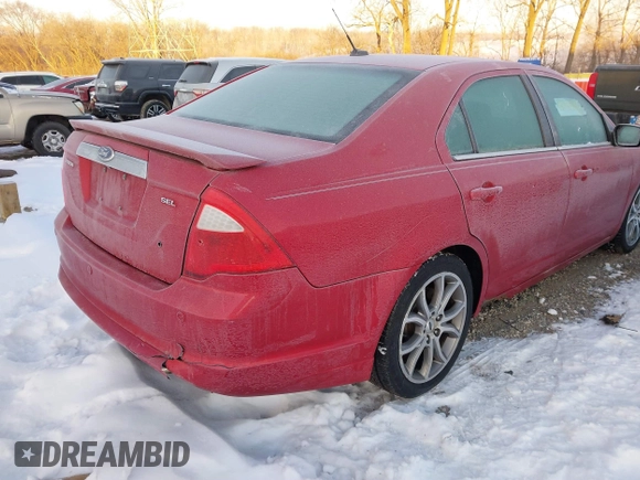 2012 Ford Fusion SEL with VIN 3FAHP0JA4CR180759, listed as a IAAI auction lot 41331221 with 177,500 mi miles. Bid and sale history available at carsss.com. Image 6.