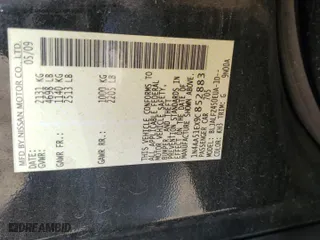 2009 Nissan Maxima 3.5 SV with VIN 1N4AA51EX9C852883, listed as a Copart auction lot 84206414 with 270,191 mi miles and Salvage Title. Bid and sale history available at carsss.com. Image 12.