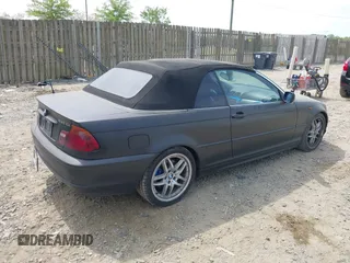 2004 BMW 3 Series 330Ci with VIN WBABW53444PL40619, listed as a IAAI auction lot 42124960 with 161,383 mi miles. Bid and sale history available at carsss.com. Image 4.