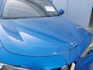 2021 Alfa Romeo Stelvio Ti with VIN ZASPAKBN0M7D18611, listed as a IAAI auction lot 41104626 with 30,188 mi miles. Bid and sale history available at carsss.com. Image 10.