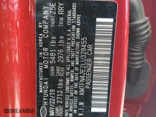 2020 Genesis G80 3.8L with VIN KMTFN4JE2LU329455, listed as a Copart auction lot 69425914 with 36,838 mi miles and Salvage Title. Bid and sale history available at carsss.com. Image 12.