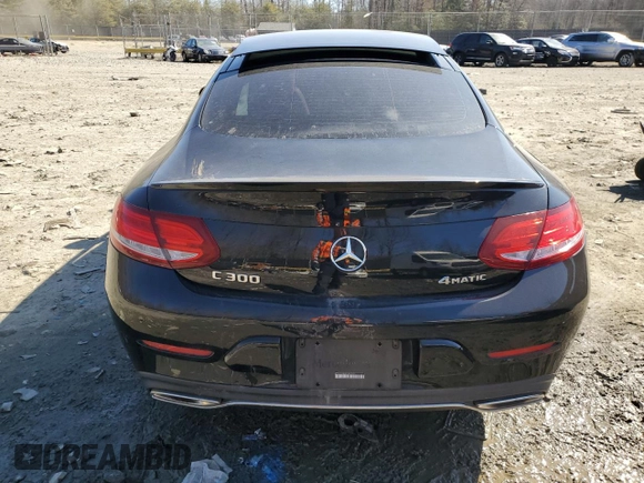 2017 Mercedes-Benz C 300 with VIN WDDWJ4KB6HF452935, listed as a Copart auction lot 46582135 with Not Provided miles and Salvage Title. Bid and sale history available at DreamBid. Image 6.