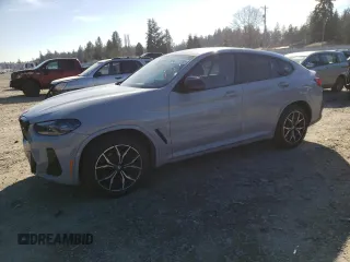 2023 BMW X4 M40i with VIN 5UX43DT00P9R86047, listed as a Copart auction lot 47321295 with 21,640 mi miles and Salvage Title. Bid and sale history available at carsss.com. Image 1.