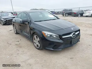 2016 Mercedes-Benz CLA with VIN WDDSJ4EB0GN376059, listed as a IAAI auction lot 41596318 with 178,879 mi miles. Bid and sale history available at carsss.com. Image 1.
