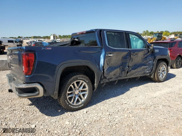2021 GMC Sierra 1500 SLT with VIN 3GTU9DET0MG369332, listed as a Copart auction lot 74367934 with 148,095 mi miles and Salvage Title. Bid and sale history available at carsss.com. Image 3.