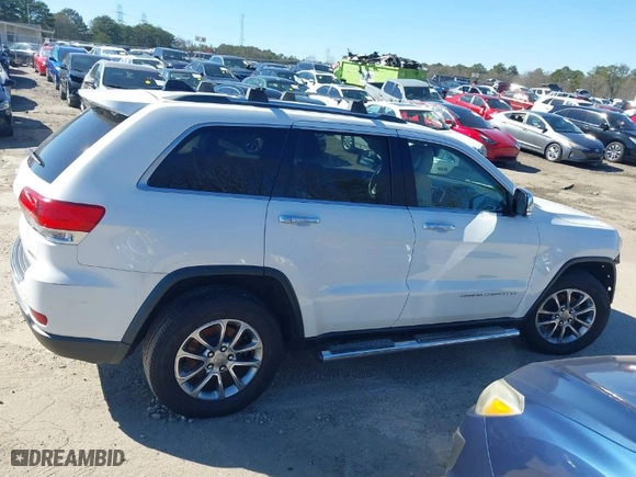 2015 Jeep Grand Cherokee Limited with VIN 1C4RJFBG2FC633317, listed as a IAAI auction lot 41733416 with 169,340 mi miles. Bid and sale history available at carsss.com. Image 13.