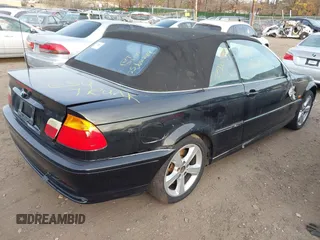 2001 BMW 3 Series 330Ci with VIN WBABS53471JU85745, listed as a IAAI auction lot 41781419 with 999,999 mi miles. Bid and sale history available at carsss.com. Image 4.