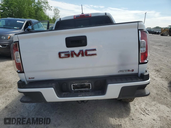 2022 GMC Canyon 4WD AT4 w/Leather with VIN 1GTG6FENXN1155791, listed as a Copart auction lot 59262514 with 31,303 mi miles and Salvage Title. Bid and sale history available at carsss.com. Image 6.