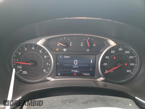 2021 Chevrolet Equinox LT with VIN 3GNAXKEV8MS181337, listed as a Copart auction lot 55274205 with 71,708 mi miles and Salvage Title. Bid and sale history available at DreamBid. Image 9.
