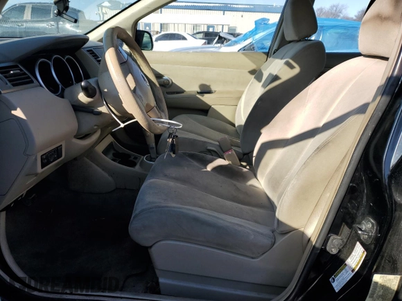 2009 Nissan Versa 1.8 S with VIN 3N1BC11E59L403040, listed as a Copart auction lot 42345715 with 193,671 mi miles and Salvage Title. Bid and sale history available at carsss.com. Image 7.