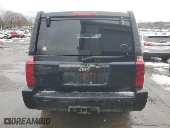 2006 Jeep Commander with VIN 1J8HH48N86C146004, listed as a Copart auction lot 81640314 with 194,392 mi miles and Salvage Title. Bid and sale history available at carsss.com. Image 6.