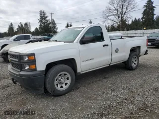 2015 Chevrolet Silverado 1500 Work Truck with VIN 1GCNCPEH9FZ312990, listed as a Copart auction lot 49509665 with 24,227 mi miles and Clean Title. Bid and sale history available at carsss.com. Image 1.