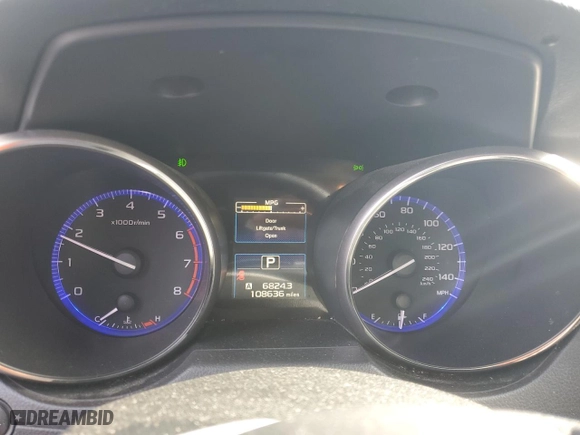 2015 Subaru Outback 2.5i Premium with VIN 4S4BSACC7F3244973, listed as a Copart auction lot 43130145 with 108,636 mi miles and Salvage Title. Bid and sale history available at carsss.com. Image 9.