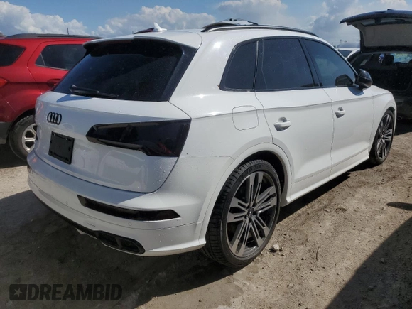 2019 Audi SQ5 Premium Plus with VIN WA1B4AFY5K2024697, listed as a Copart auction lot 75932164 with 33,576 mi miles and Non Repairable. Bid and sale history available at DreamBid. Image 3.