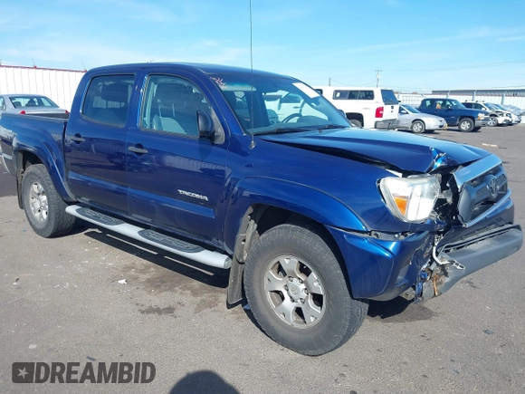 2015 Toyota Tacoma with VIN 3TMLU4ENXFM177755, listed as a IAAI auction lot 41867145 with 123,551 mi miles and . Bid and sale history available at DreamBid. Image 1.