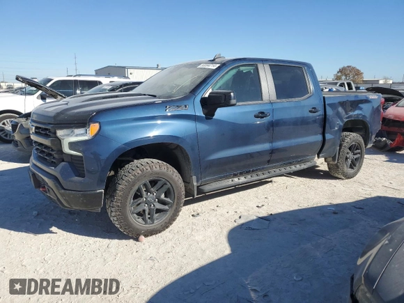 2023 Chevrolet Silverado 1500 LT Trail Boss with VIN 3GCUDFE86PG105669, listed as a Copart auction lot 86084714 with 59,361 mi miles and Salvage Title. Bid and sale history available at DreamBid. Image 1.