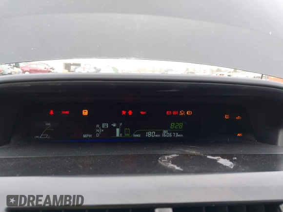 2013 Toyota Prius Two with VIN JTDZN3EU9D3222448, listed as a IAAI auction lot 42068763 with 160,673 mi miles and . Bid and sale history available at carsss.com. Image 7.