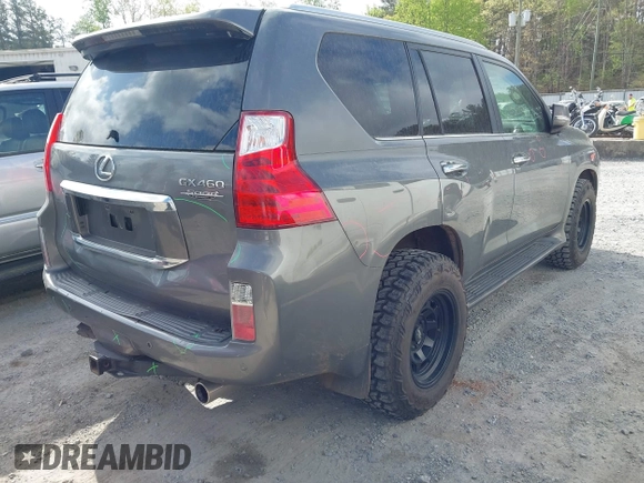 2011 Lexus GX 460 with VIN JTJBM7FX8B5020462, listed as a IAAI auction lot 41953856 with 201,311 mi miles. Bid and sale history available at carsss.com. Image 4.