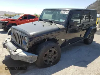 2015 Jeep Wrangler Unlimited Freedom with VIN 1C4HJWDG0FL598947, listed as a Copart auction lot 61794214 with 125,778 mi miles and Salvage title. Bid and sale history available at DreamBid. Image 1.