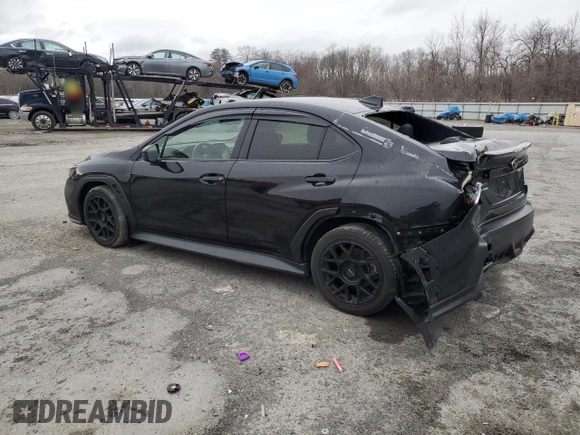 2022 Subaru WRX Premium with VIN JF1VBAF60N9005533, listed as a Copart auction lot 49636655 with 42,109 mi miles and Salvage Title. Bid and sale history available at carsss.com. Image 2.