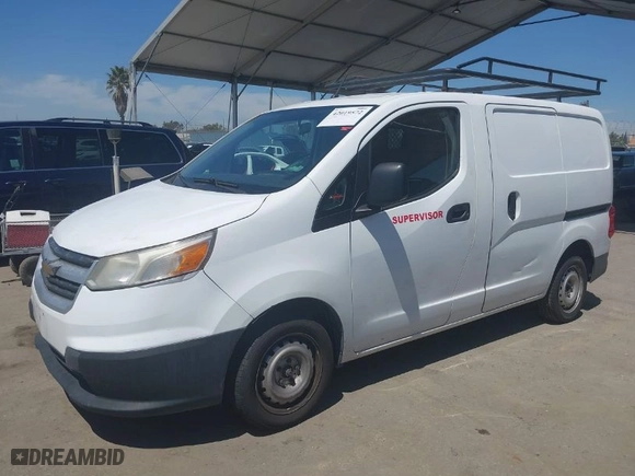 2015 Chevrolet City Express Cargo Van LS with VIN 3N63M0YN9FK729498, listed as a IAAI auction lot 42019572 with 154,359 mi miles. Bid and sale history available at carsss.com. Image 2.