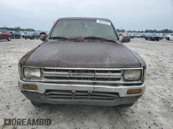 1989 Toyota Pickup DLX z VIN JT4RN93P5K0008068, wystawiony jako Copart lot #58843695 z przebiegiem 285 895 mil mil oraz Czysty tytuł • Clean title. Historia ofert i sprzedaży dostępna na DreamBid. Obrazek 5.