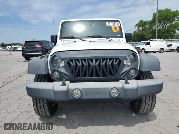 2018 Jeep Wrangler Unlimited Sport S with VIN 1C4BJWDG0JL821471, listed as a Copart auction lot 54175815 with 135,760 mi miles and Clean title. Bid and sale history available at DreamBid. Image 5.