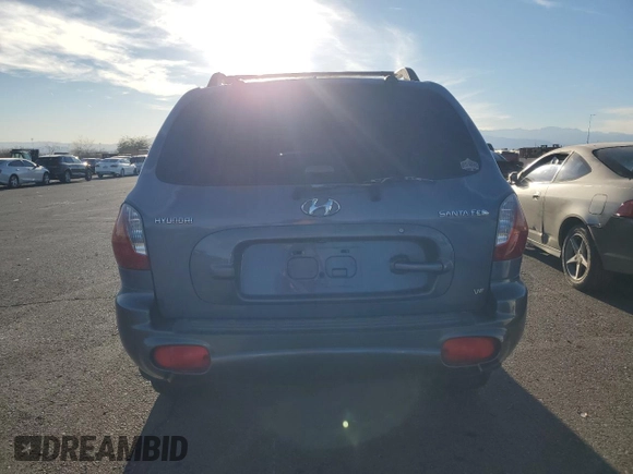 2001 Hyundai Santa Fe GLS with VIN KM8SC83D11U129013, listed as a Copart auction lot 78885494 with 168,175 mi miles and Salvage Title. Bid and sale history available at carsss.com. Image 6.