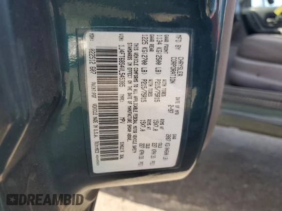 1997 Jeep Cherokee Sport with VIN 1J4FT68S4VL545385, listed as a Copart auction lot 49616325 with 239,798 mi miles and Salvage Title. Bid and sale history available at carsss.com. Image 13.