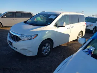 2012 Nissan Quest SL with VIN JN8AE2KP7C9049440, listed as a IAAI auction lot 41387304 with 72,797 mi miles. Bid and sale history available at carsss.com. Image 2.