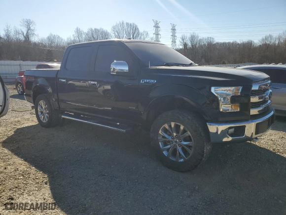 2016 Ford F-150 XLT with VIN 1FTEW1EG9GKF60162, listed as a Copart auction lot 46482285 with 122,263 mi miles and Salvage Title. Bid and sale history available at carsss.com. Image 4.