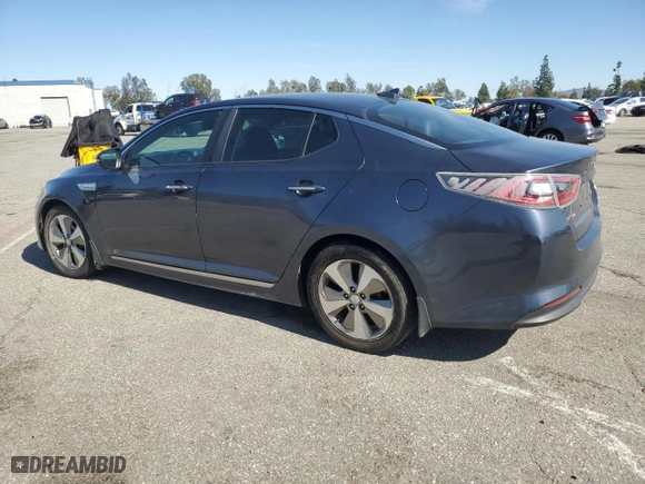 2015 Kia Optima Hybrid EX with VIN KNAGN4AD8F5083162, listed as a Copart auction lot 49740295 with 154,227 mi miles and Salvage Title. Bid and sale history available at carsss.com. Image 2.