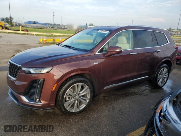 2022 Cadillac XT6 Premium Luxury with VIN 1GYKPDRS7NZ135215, listed as a Copart auction lot 67701694 with 30,498 mi miles and Non Repairable. Bid and sale history available at carsss.com. Image 1.