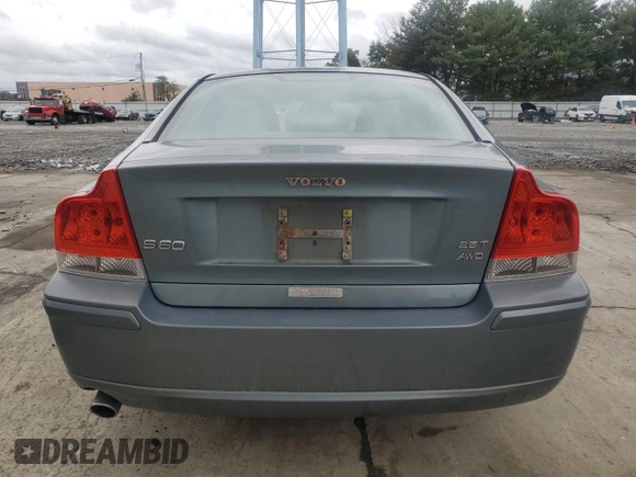 2005 Volvo S60 with VIN YV1RH592552437256, listed as a Copart auction lot 71133844 with 182,321 mi miles and Clean Title. Bid and sale history available at carsss.com. Image 6.