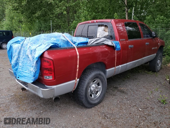 2006 Dodge 3500 SLT with VIN 3D7LX39C96G159374, listed as a Copart auction lot 59817365 with Not provided miles and Clean title. Bid and sale history available at DreamBid. Image 3.