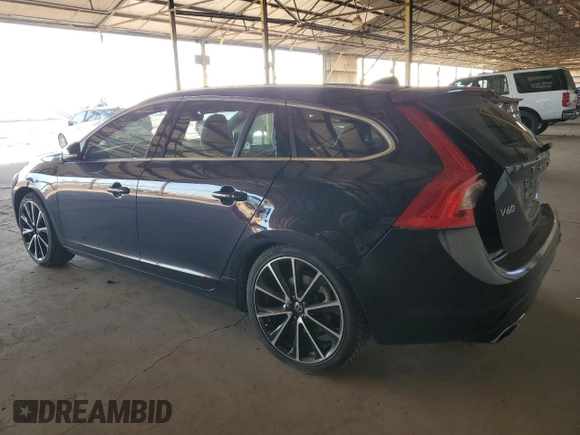 2017 Volvo V60 Premier with VIN YV140MEK7H1338322, listed as a Copart auction lot 87402344 with 58,365 mi miles and Salvage Title. Bid and sale history available at carsss.com. Image 2.