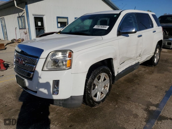2014 GMC Terrain SLE with VIN 2GKFLVEK4E6110920, listed as a Copart auction lot 73826064 with 155,879 mi miles and Salvage Title. Bid and sale history available at carsss.com. Image 1.