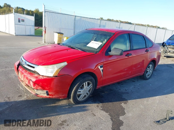 2008 Ford Focus S with VIN 1FAHP34N28W109922, listed as a IAAI auction lot 40579056 with 134,969 mi miles. Bid and sale history available at carsss.com. Image 2.
