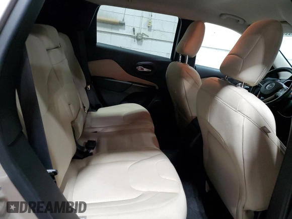 2015 Jeep Cherokee Latitude with VIN 1C4PJMCS1FW601438, listed as a Copart auction lot 48332875 with 135,380 mi miles and Salvage Title. Bid and sale history available at DreamBid. Image 12.