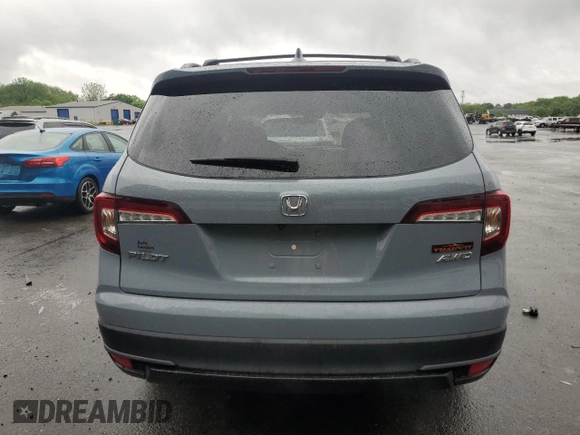 2022 Honda Pilot TrailSport z VIN 5FNYF6H81NB020409, wystawiony jako Copart lot #56401885 z przebiegiem 28 744 mil mil oraz Szkoda całkowita • Salvage title. Historia ofert i sprzedaży dostępna na DreamBid. Obrazek 6.