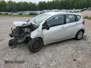 2015 Nissan Note S Plus with VIN 3N1CE2CP9FL377296, listed as a Copart auction lot 56230955 with 121,213 mi miles and Salvage title. Bid and sale history available at DreamBid. Image 1.