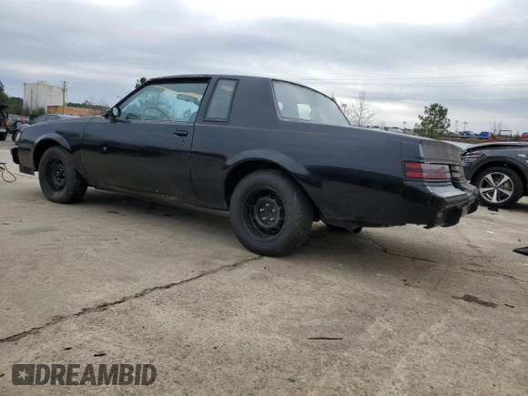 1987 Buick Regal with VIN 1G4GJ1179HP428886, listed as a Copart auction lot 88641365 with 1,648 mi miles and Clean Title. Bid and sale history available at DreamBid. Image 2.